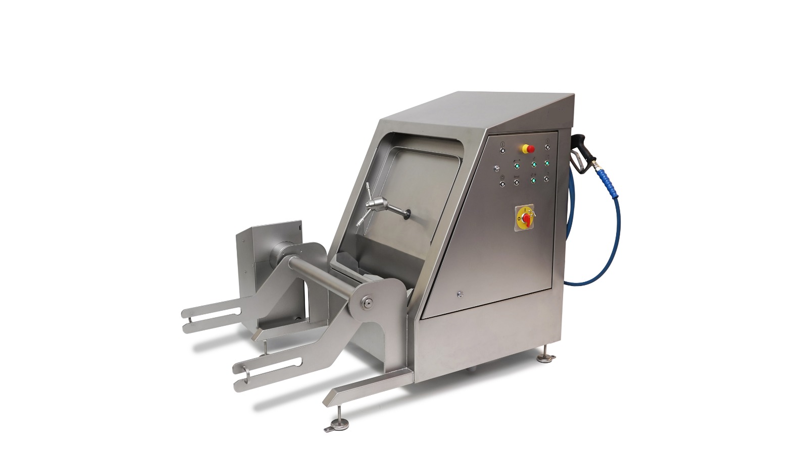 Reinigungsstation für Fleischtransportbehälter (Eurobin)