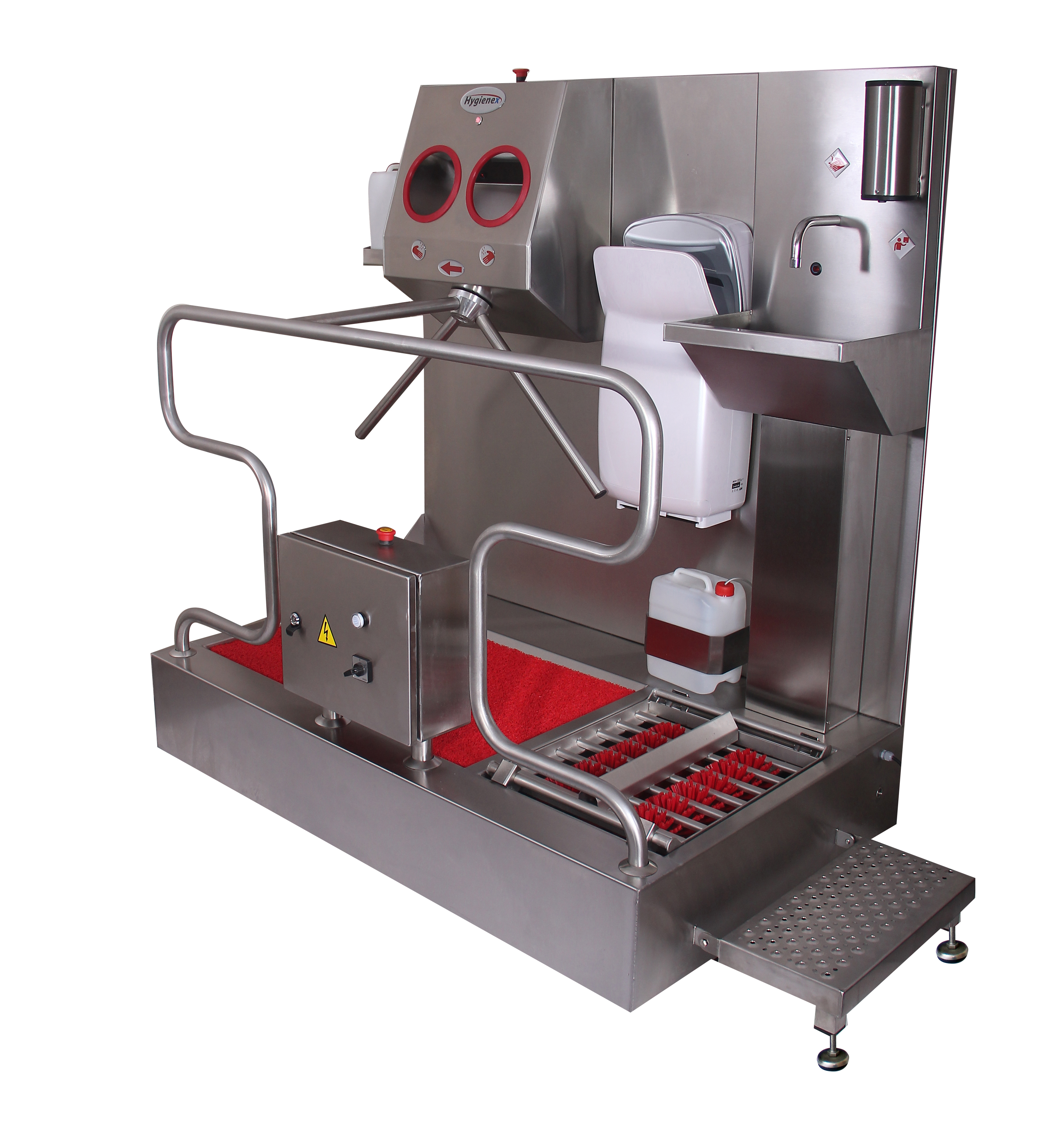 HGX-108 TABAN FIRÇALAMALI HİJYEN BARİYERİ